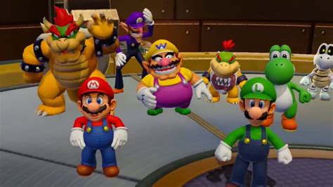 Super Mario Party MiniGames Mario Vs Luigi Vs Diddy Kong Vs Donkey