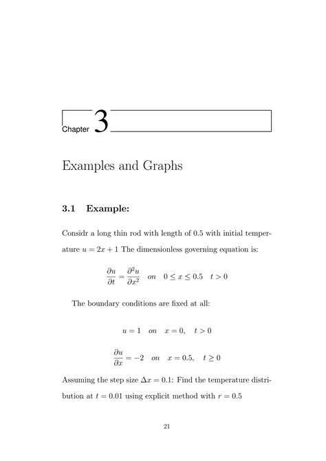 Solution Finite Difference Approximation For Solving Heat Conduction