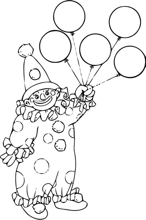 Coloriage Clowns gratuit à imprimer