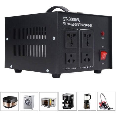 Ej Life 5000VA Transformateur Entrée Convertisseur de Tension 5000W