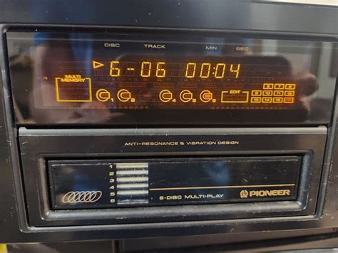 Pioneer PD M801 Multi Play 6 Disc CD Player W Remote Made In Japan EBay