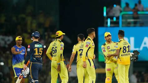 Gt Vs Csk Qualifier 1 Watch Dugout Crowd Erupt As Csk Beat Gujarat Titans To Reach Record 10th