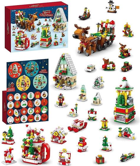 Advent Calendar 2023 Christmas Building Set , 24 Days Countdown Toys ...