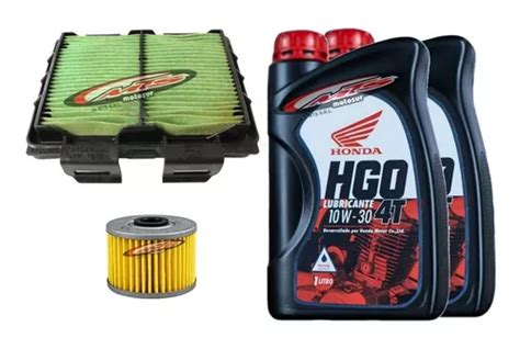 Kit Service Crf 250 L Filtro Aire Y Aceite Original Honda Aceite Hgo