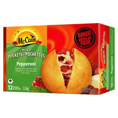 McCain Classic Pepperoni Pizza Pockets 12 Pack | Walmart Canada