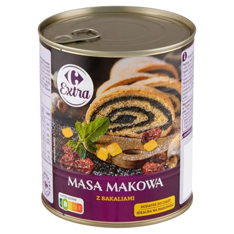 Carrefour Extra Masa Makowa Z Bakaliami G Zakupy Online Z Dostaw