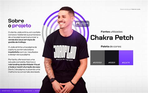 Landing Page Jo O Filho Gestor De Tr Fego Behance