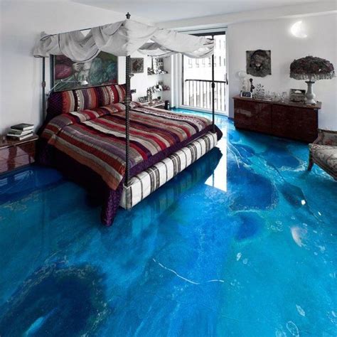 45 Fascinating 3d Ocean Epoxy Floors Design Ideas For Every Room In 2020 Epoxy Floor Designs