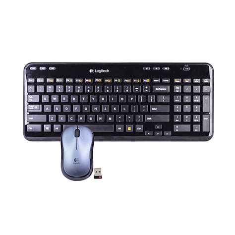 Logitech Wireless M185 Optical Mouse & K360 Keyboard Combo w/ USB Nano ...