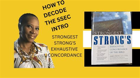 How To Read The Strong S Exhaustive Concordance Bible Study Tips