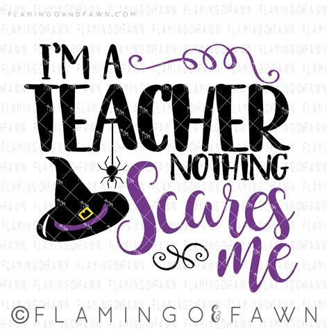 Teacher Halloween Shirt Svg Teacher Halloween Svg Teacher Witch Svg