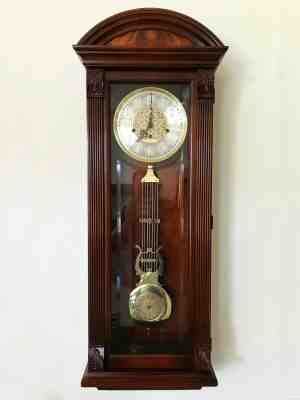 HOWARD MILLER JOSHUA CHIMING WINDSOR CHERRY WALL CLOCK 620 238 GRANDFATHER