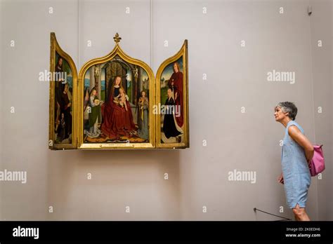 Annunciation Triptych Th Century Dutch Religious Art Louvre