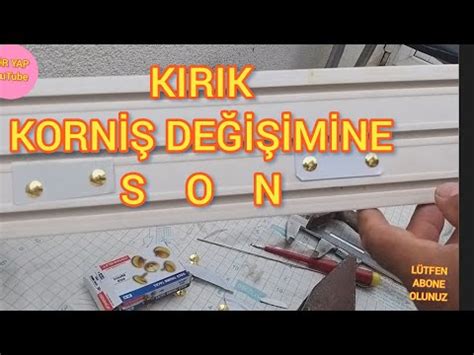 Kırık Korniş Tamiri Nasıl Yapılır Kırık korniş tamiri Kırık korniş