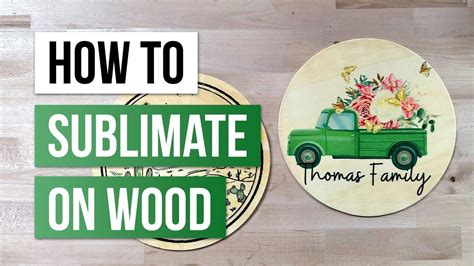 How To Sublimate On Wood The Best Way 🤔 Sublimation Ideas Projects Inspiration Picture On