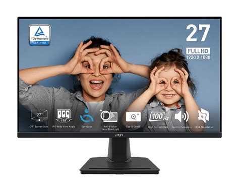 PRO MP275 100Hz Professional Business Monitor 27 Inch MSI