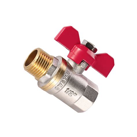 Nickel Plated Surface Npt Bsp Brass Water Ball Valve For Water And Oil