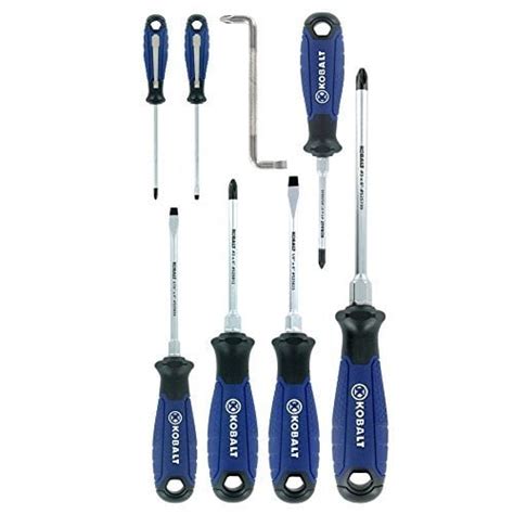 Kobalt 8 Piece Variety Pack Screwdriver Set