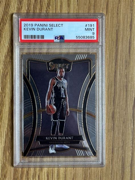 2019 Panini Select Kevin Durant 191 PSA GRADED MINT 9 EBay