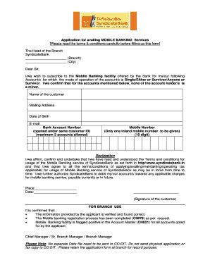 Syndicate Bank Account Opening Complete With Ease AirSlate SignNow