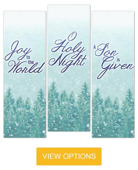 Christmas Banners Sets | Indoor Church Decor | ChurchBanners.com