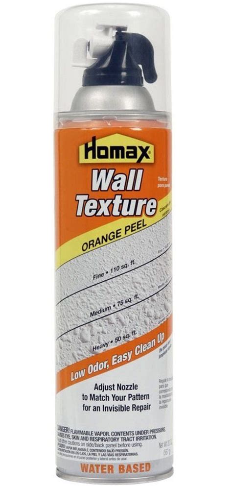 Homax 4092-06 Orange Peel Drywall Spray Texture Water-Base, 20 Oz ...