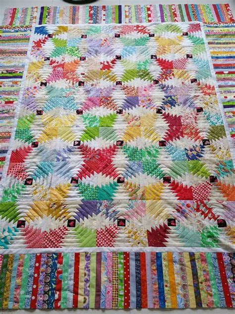 Scrappy Pineapple Quilt Pineapple Quilt Pattern Pineapple Quilt Quilts