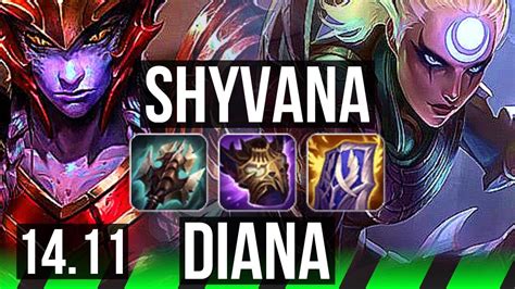 Shyvana Vs Diana Jgl Legendary Games Rank