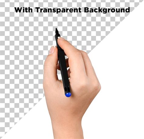 Premium PSD Pen In Hand Writing Action Gesture Posture Photo Png Psd