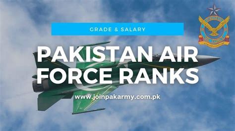 Paf Ranks Pakistan Air Force Insignia And Salary Pak Army Ranks