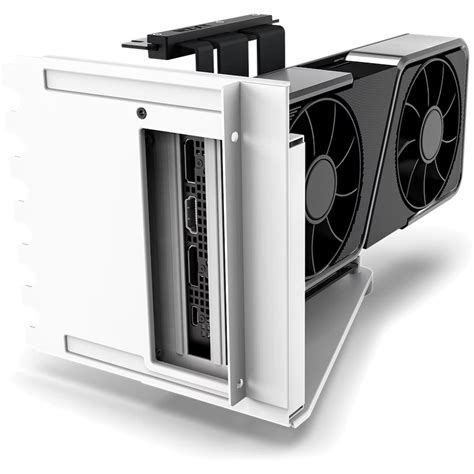 Buy the NZXT Vertical GPU Mounting Kit --- White H7, H5, 175mm PCIe 4 ...