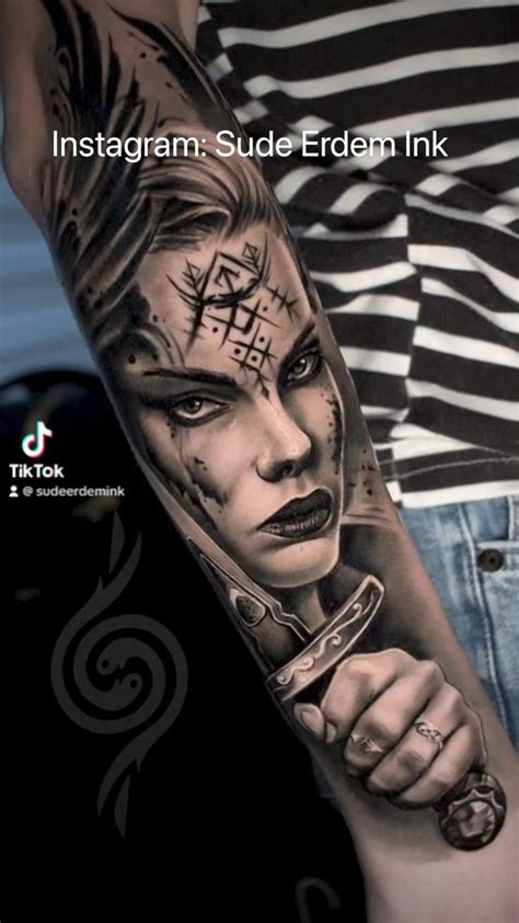 Valkyrie Realistic Tattoo By Sude Erdem Ink Sei Tattoo Studio