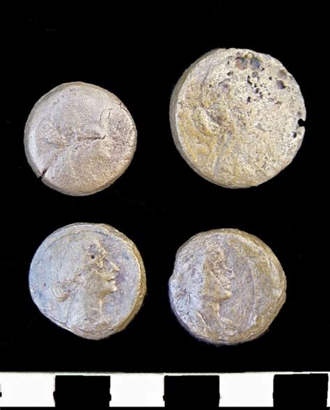 Coins Found In The Temple Of Taposiris Magna These Are Thought To Be