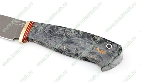 Нож Осётр (сталь S390; стабилизированный кап клена) купить в интернет ...
