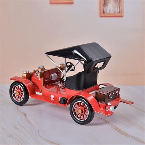 ADILAIDUN Large Metal Model Car Red Review - Toy Classic Cars