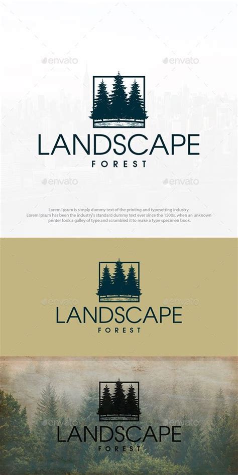 Forest Landscape Logo Template