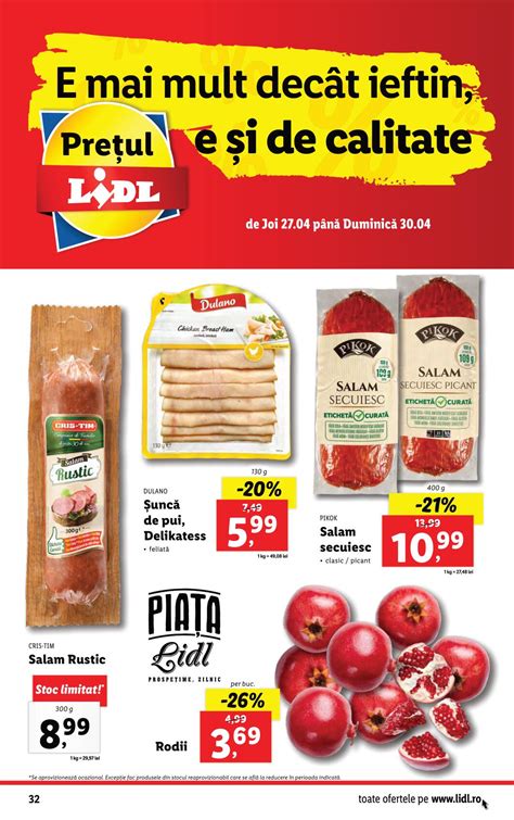 Catalog Extra Oferte De Joi Lidl Aprilie Catalog Az