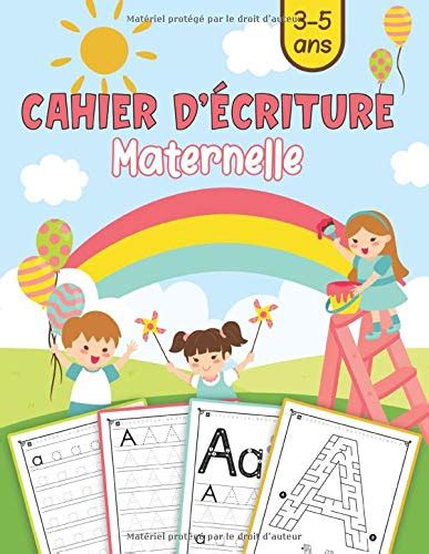 Buy Cahier décriture maternelle 3 5 ans Apprendre à tracer les