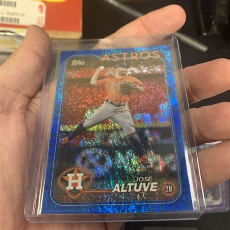 2024 Topps Series 2 Jose Altuve 700 BLUE FOIL 999 Serial Astros MLB