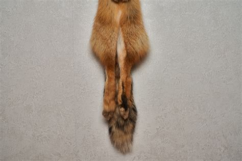 Siberian Red Fox Tanned Fur Pelt Skin Hide For Sale Real Decor