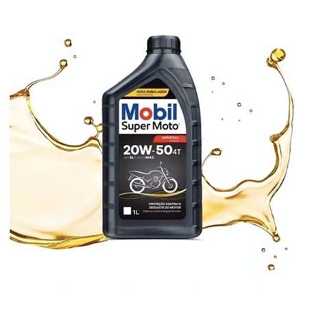 Oleo Mobil 4 Tempo 20w50 Mineral Lubrificante Para Moto Magazine Luiza