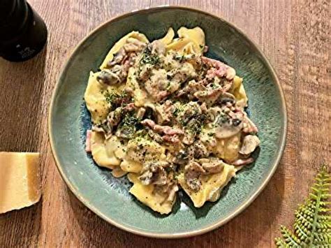 Tortellini Aux Champignons Et Lardons De Les Papilles De Karen Et Ses