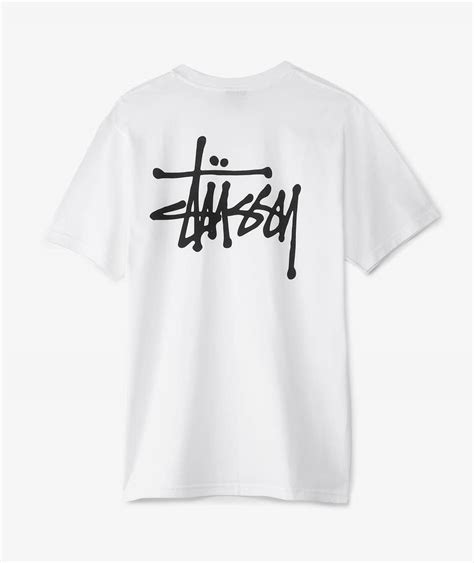 Stüssy Basic Stussy T Shirt En Blanc Svd