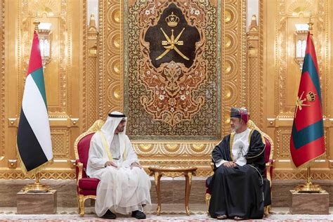 Uae President Oman Sultan Discuss Ties Collaboration Trends Mena