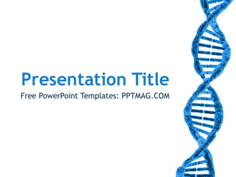 Free Dna Powerpoint Template Pptmag