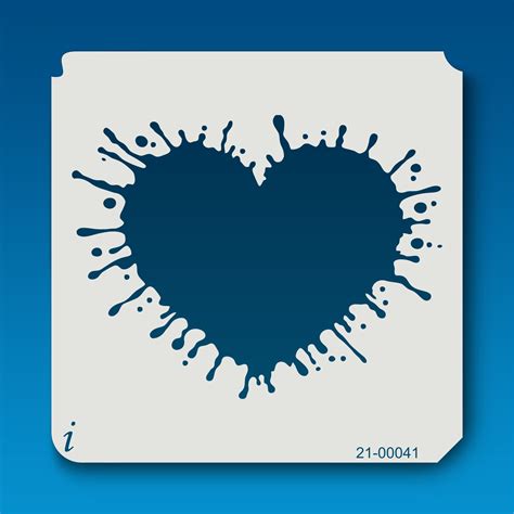 02-00017 Paint Splatter Stencil - iStencils