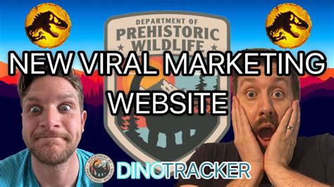 Exploring Dinotracker Jurassic World Dominion Viral Marketing Website Youtube