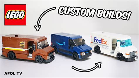 Custom LEGO Delivery Vehicles YouTube