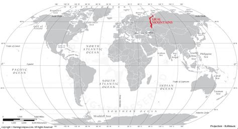 Ural Mountains Location On World Map Dorisa Josephina