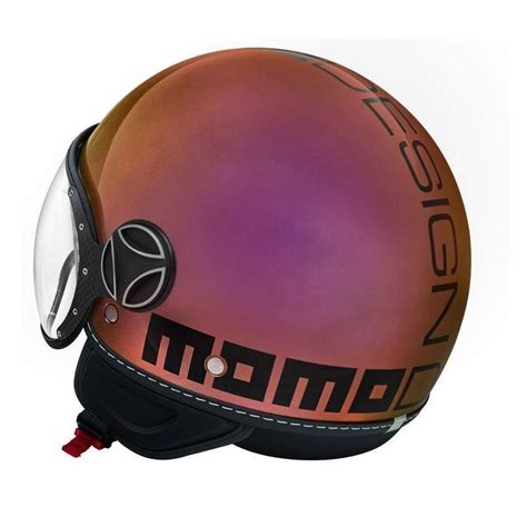 Casco Momo Design Fgtr Classic Pop Fuxia Lucido Rame